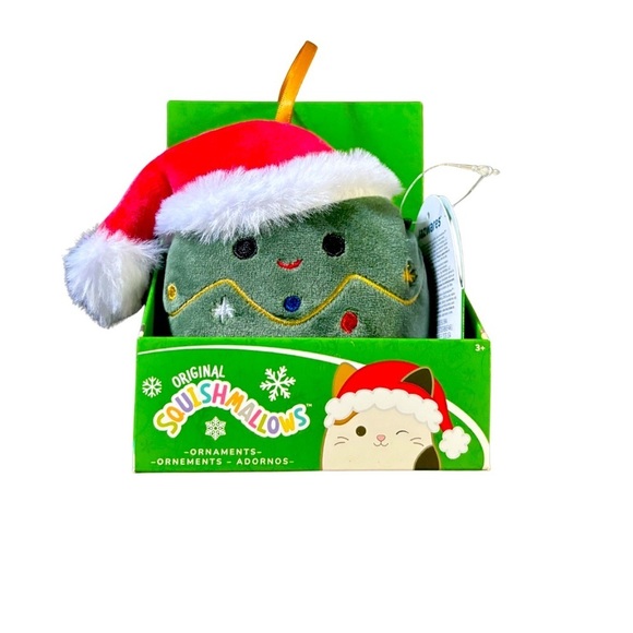 Squishmallows Other - Squishmallows Pike the Christmas Tree Plush ornament nwt